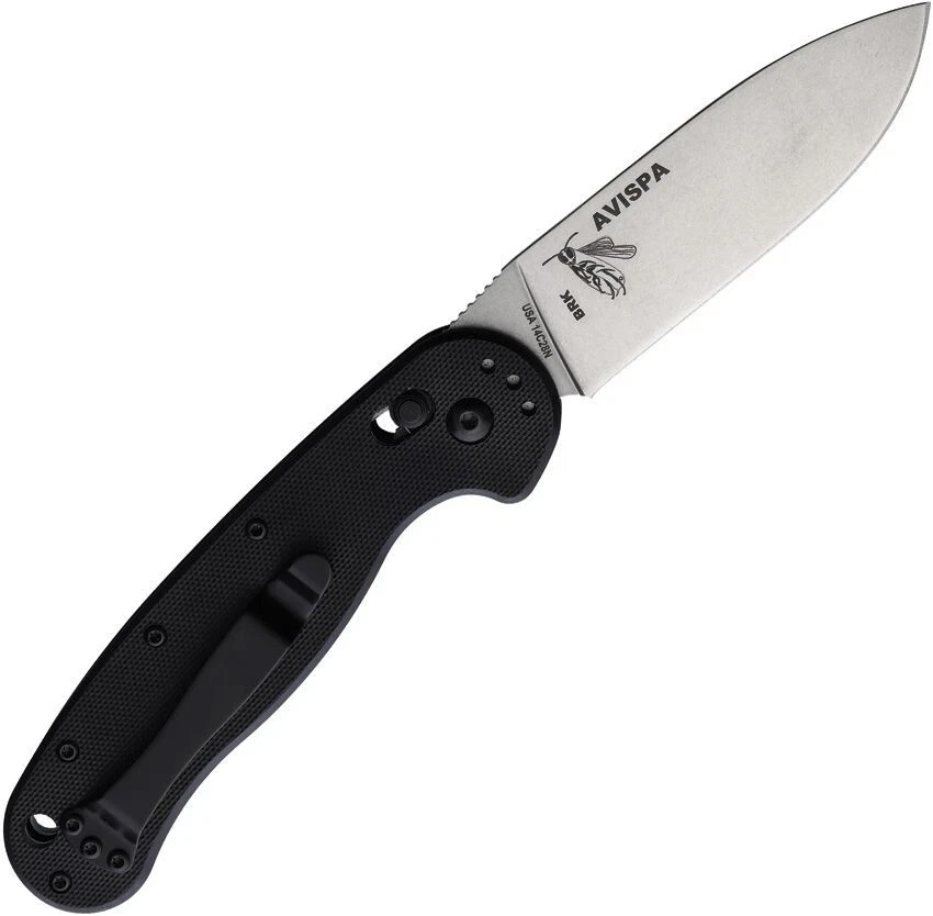 Cuchillo Plegable BRK Diseñado por ESEE 3.5" 14C28N Hoja de Acero Sandvik Mango G10 Foto 4 de 4