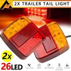 <!--F#f_0-->2X Trailer tail lights 26 LED Stop Tail Lights Kit Submersible Boat Truck Lamp A<!--F/-->