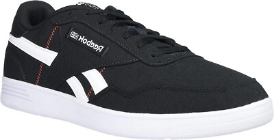 Reebok Men's Club C Revenge Size 8 Black/White/Red New With Box.