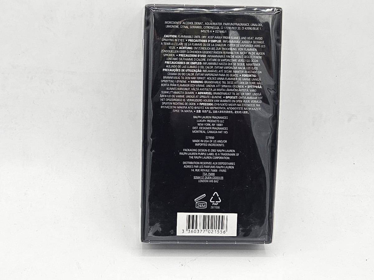 Ralph Lauren Purple Label 4.2oz Men's Eau de Toilette