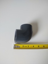 SPEARS 808-015 SCH 80 Gray PVC 90 deg Elbow, 1-1/2 in, FIPT Made in USA
