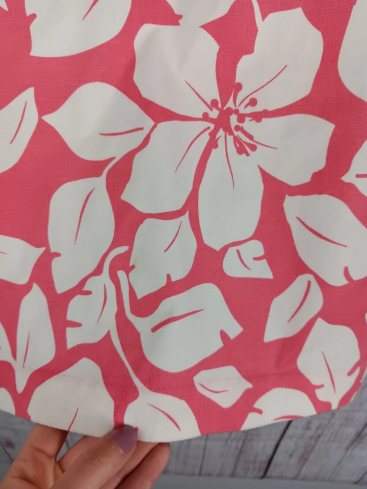 Falda Lápiz Mujer OLD NAVY 12 Floral Rojo/Blanco Tropical Foto 3 de 4