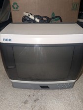 VTG RCA SpaceSaver Colortrak E09535KW Portable Color TV FOR PARTS ONLY NO CORD