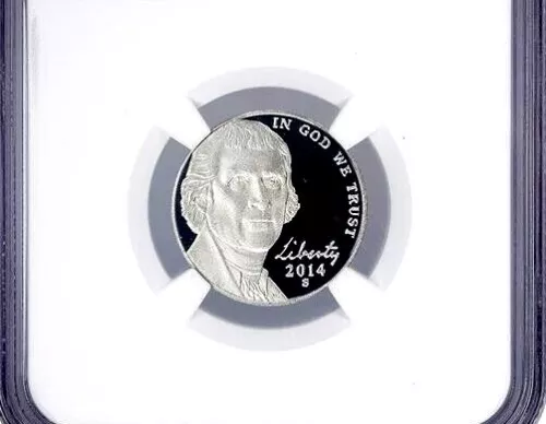 2014 S JEFFERSON NICKEL PROOF 69 ULTRA CAMEO graded by NGC 