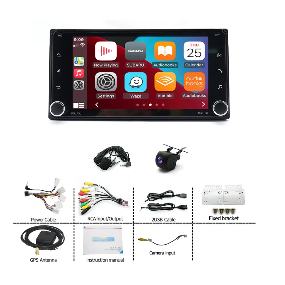 4+64GB For Toyota Land Cruiser 1983-2006 CarPlay Android 13 Car Stereo Radio GPS - Image 2 of 4