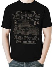 Paris Dakkar Rally T Shirt Automobile Cars Racing Race Unisex Motor S-3XL