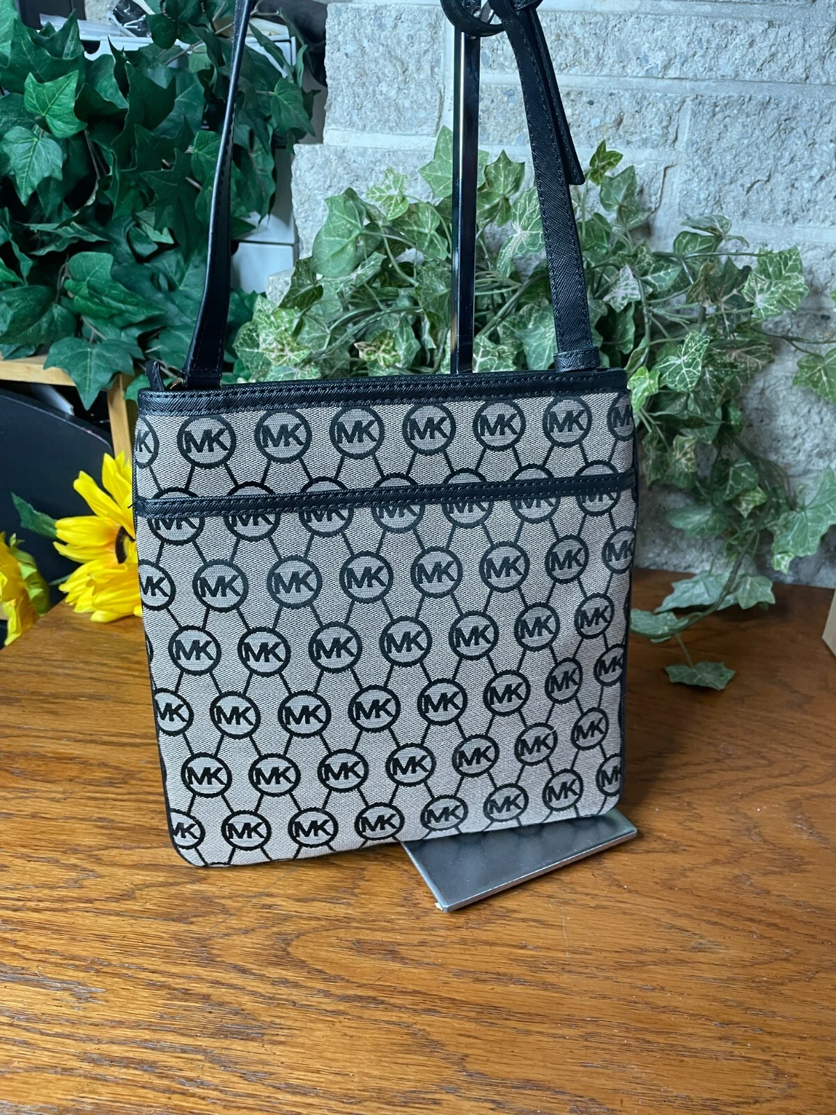 BORSA A TRACOLLA MICHAEL KORS KEMPTON GRANDE TASCA LOGO FIRMA BORSA TRACOLLA