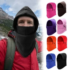 Full Face Mask Winter Windproof Fleece Balaclava Men Women Neck Warmer Gaiter