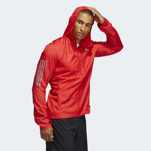 NWT ADIDAS OWN THE RUN HOODED WIND 