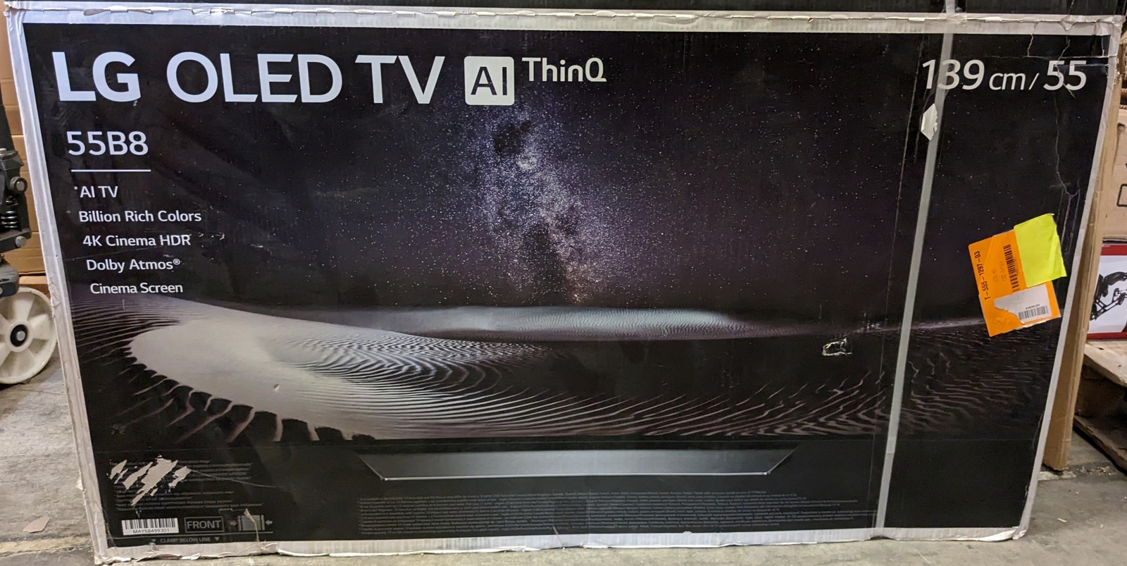 Smart TV LG OLED 55B8PLA 55"/139CM UHD 4K
