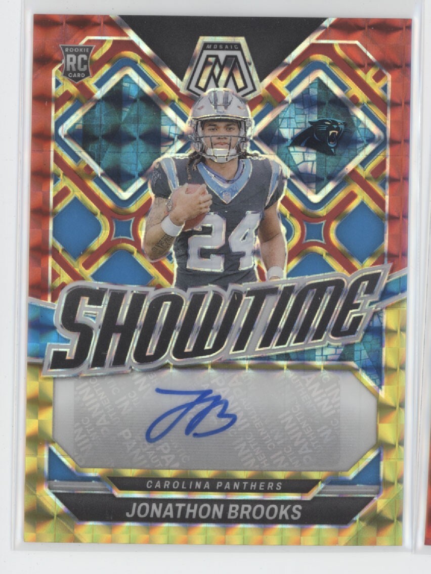 Jonathon Brooks 2024 Mosaic Showtime Choice Red Yellow Fusion Auto RC