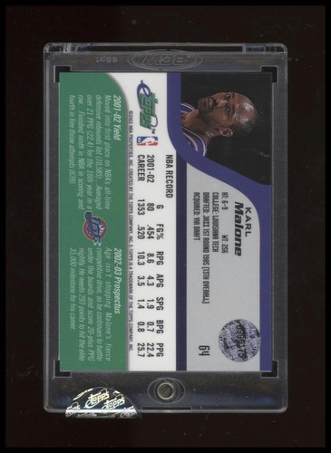 2002-03 Topps eTopps #64 Karl Malone - 第 2/2 張圖片
