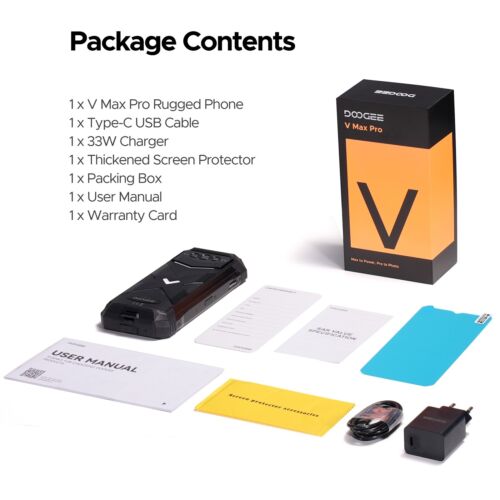 Global Version DOOGEE V Max Pro 5G Phone 32G+512GB 108MP AI Camera 22000mAh IP68 - Picture 3 of 20