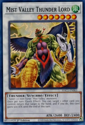 Mist Valley Thunder Lord HAC1-EN063