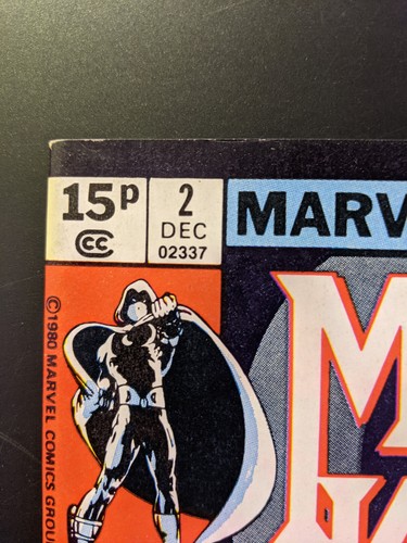 Moon Knight #2, Marvel Comics, 1980, FREE UK POSTAGE - Foto 2 di 3