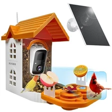 Smart Bird Feeder with Camera, 2.4GHz WiFi Watching Camera Bird Feeders for 