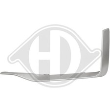 DIEDERICHS BLENDE STOßFÄNGER GRAU/SILBER VORNE LINKS passend für AUDI Q2 