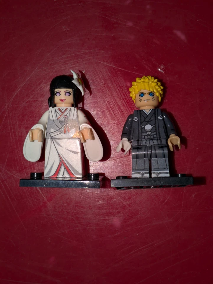 Custom Naruto Shippuden Finale World Minifigures Set Naruto & Hinata Wedding Day - Image 2 of 4
