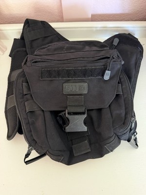 511 Tactical Sling Bag Crossbody PUSH PACK 6L Black | eBay