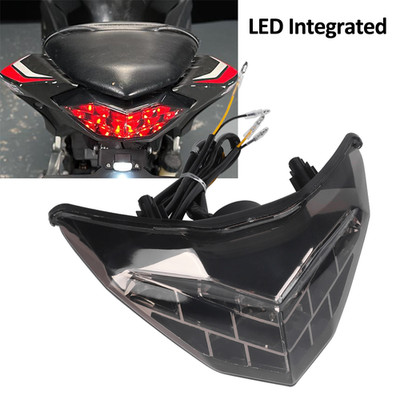 LED Integrated Taillight Rear Brake Lamp Turn Signal For KAWASAKI Z300 2015-2018