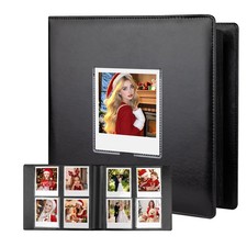 256 Pockets Photo Album for Polaroid 600 Itype 10x9.8x2.2 inches, Black