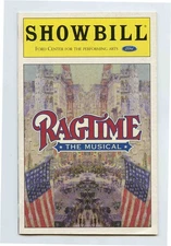 Stagebill Ragtime The Musical Ford Center Brian Stokes Mitchell Audra McDonald 