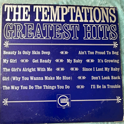 The Temptations - Greatest Hits Gordy GLP 919 12'' Black Vinyl Soul LP 33 RPM