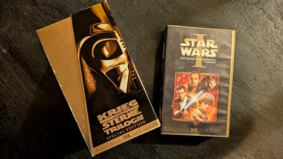 VHS Star Wars Box-Set Trilogie + Star Wars I Dunkle Bedrohung
