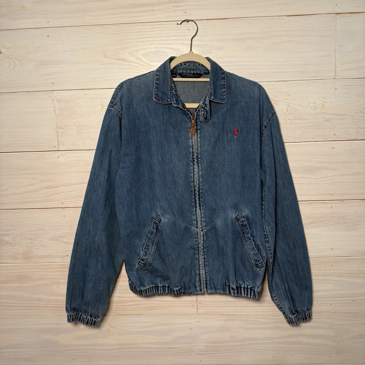 vintage polo ralph lauren denim jacket products for sale | eBay