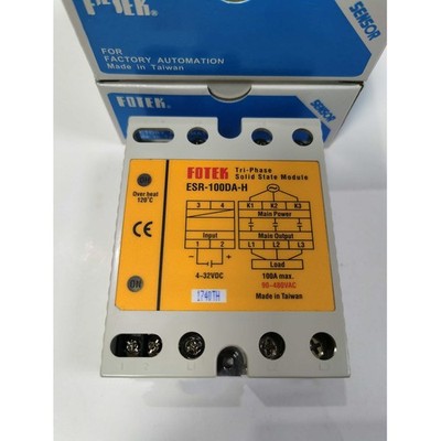 New ESR-100DA-H solid state relay For FOTEK Free Shipping