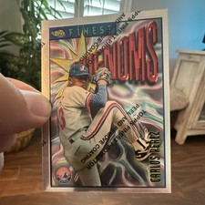 Topps Finest Finest Phenoms Carlos Perez Montreal Expos #109 Baseball Card