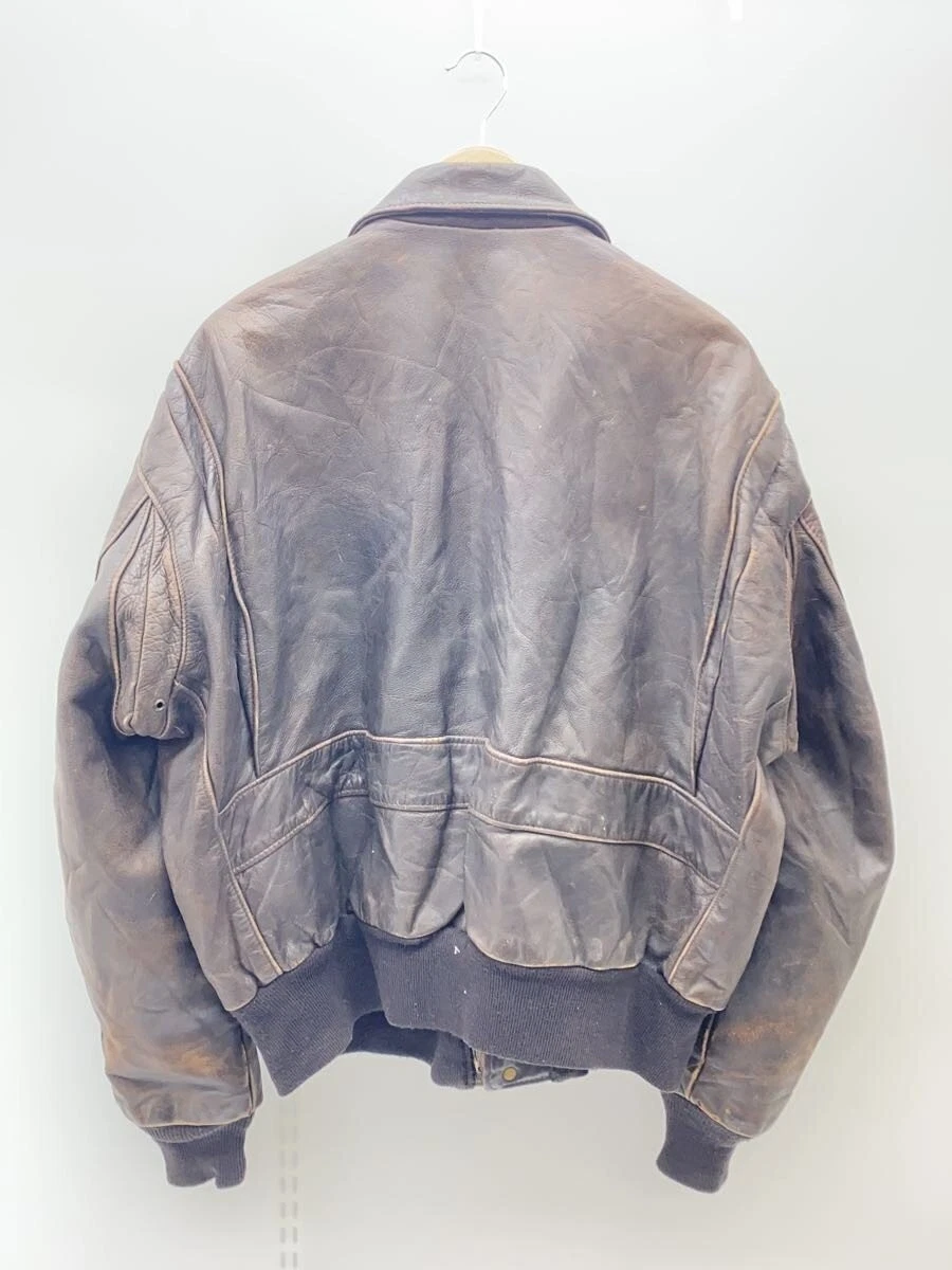 Schott A-2 40 cuero negro liso