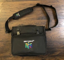 Vintage Official Nintendo 64 N 6Messenger Travel Bag Padded Carry Case No Strap