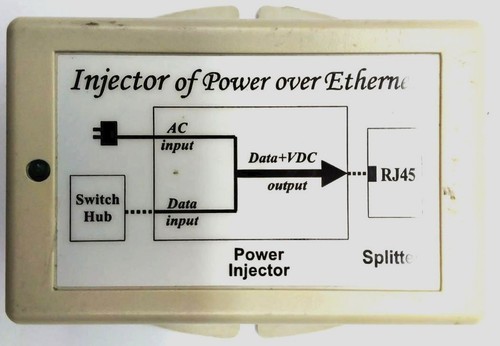 Desktop Power Over Ethernet Midspan Injector Adapter 19W 24V/0.8A POE-24i - Picture 5 of 6