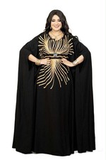 FREE-GIFT Dubai Arabian Kaftan Abaya One Size Islamic -Dress - Long dress