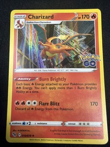shiny charizard pokemon go card - Radiant - 011/078 This specific card features a stunning Pokmon TCG GO expansion Radiant