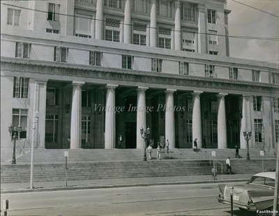 1957 Miami High Rise Building Brutalist Architecture 6X8 Historic Vintage Photo