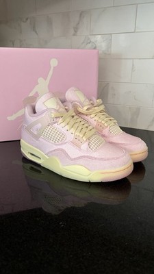 Pink Jordan 4 Retro  Ice Carmine  Size 9 Women s / Size 7.5 Men s New With Box