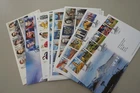 GB Fine Collection 10 COMMEM 1st CLASS STRIP First Day Covers FDCs to 2013