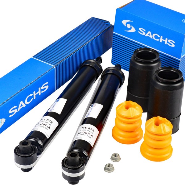 2X Sachs StoßDäMpfer + Service-Kit Hinten FüR BMW F20-F22 F30-F36-image
