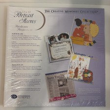 Creative Memories Collection RCM-12PS 12x12 Polypropylene Portrait Sleeves 5 Ct.