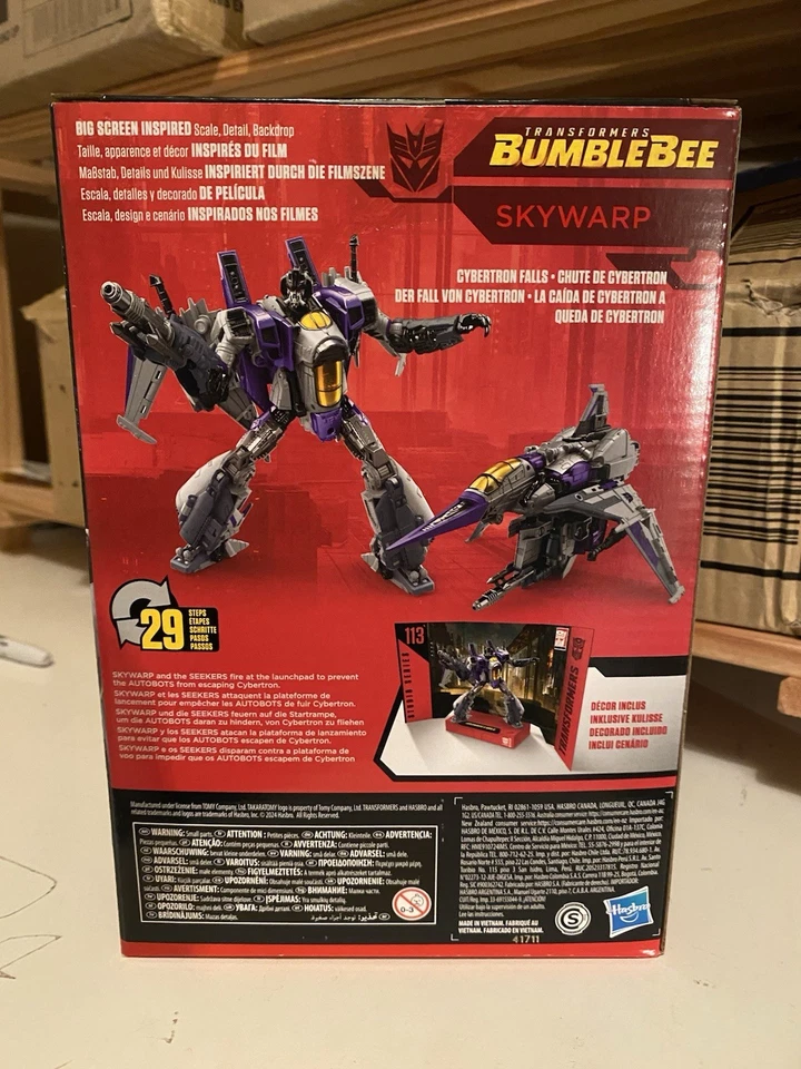 Transformers - Bumblebee Movie - Studio Series #113 - SKYWARP - new/sealed - Image 2 of 2