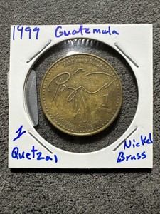 1999 🇬🇹 GUATEMALA ONE QUETZAL WORLD COIN