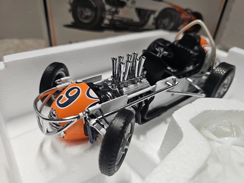 Serie Vintage GMP 1:18 Diecast Johnny Rutherford #9 Sprint Car Limited #’d Foto 2 de 4