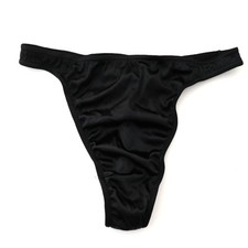 NEW Victoria's Secret VINTAGE Second Skin Satin Thong Panty LARGE