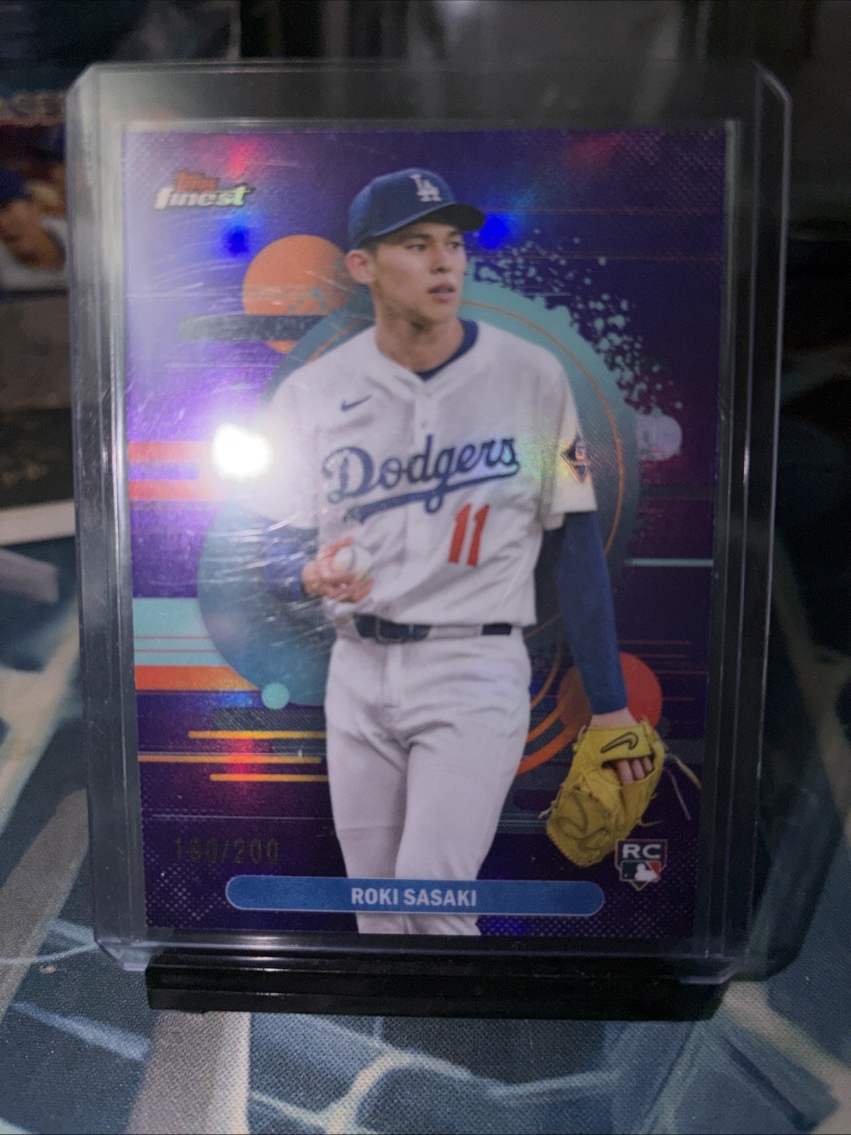 2025 Finest #116 Roki Sasaki Purple RC /200