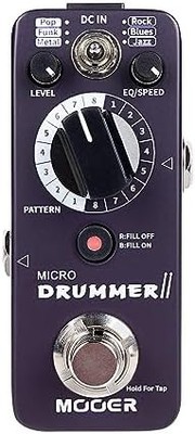 Micro Drummer Guitar Pedal Drum Machine Effect