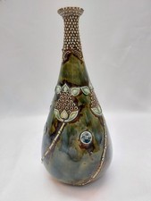 Royal Doulton Lambeth Stoneware Vase- Art Nouveau c1900 No 1841