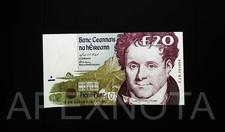 IRELAND REPUBLIC 20 POUND 1996 P77b UNC UNCIRCULATED PRE EURO FJB PREFIX