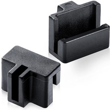 20 Pieces Hanging File Rail Clips Specialty Storage Black Folder